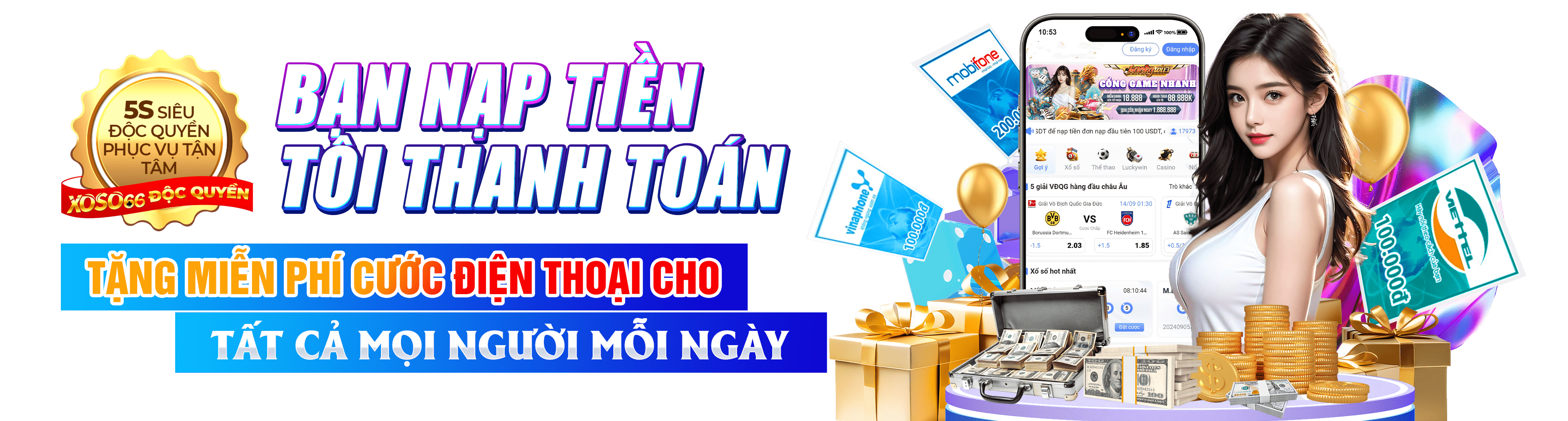 Hình ảnh quảng cáo của st666 hiển thị nền tảng và các lợi ích